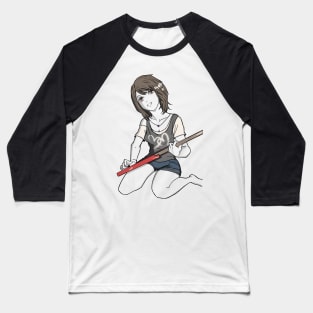 Guitar Girl Baseball T-Shirt